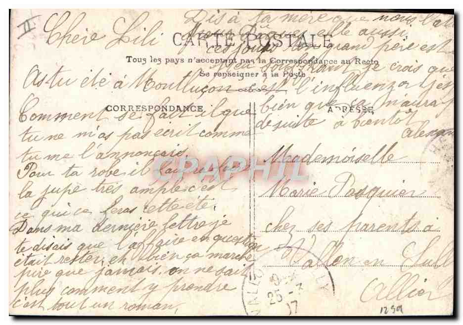 CARTE PHOTO Train Travaux voie ferree — Verso