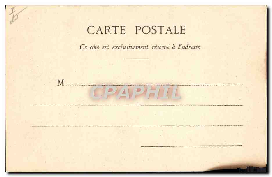 CPA Train Femme En wagon — Rückseite