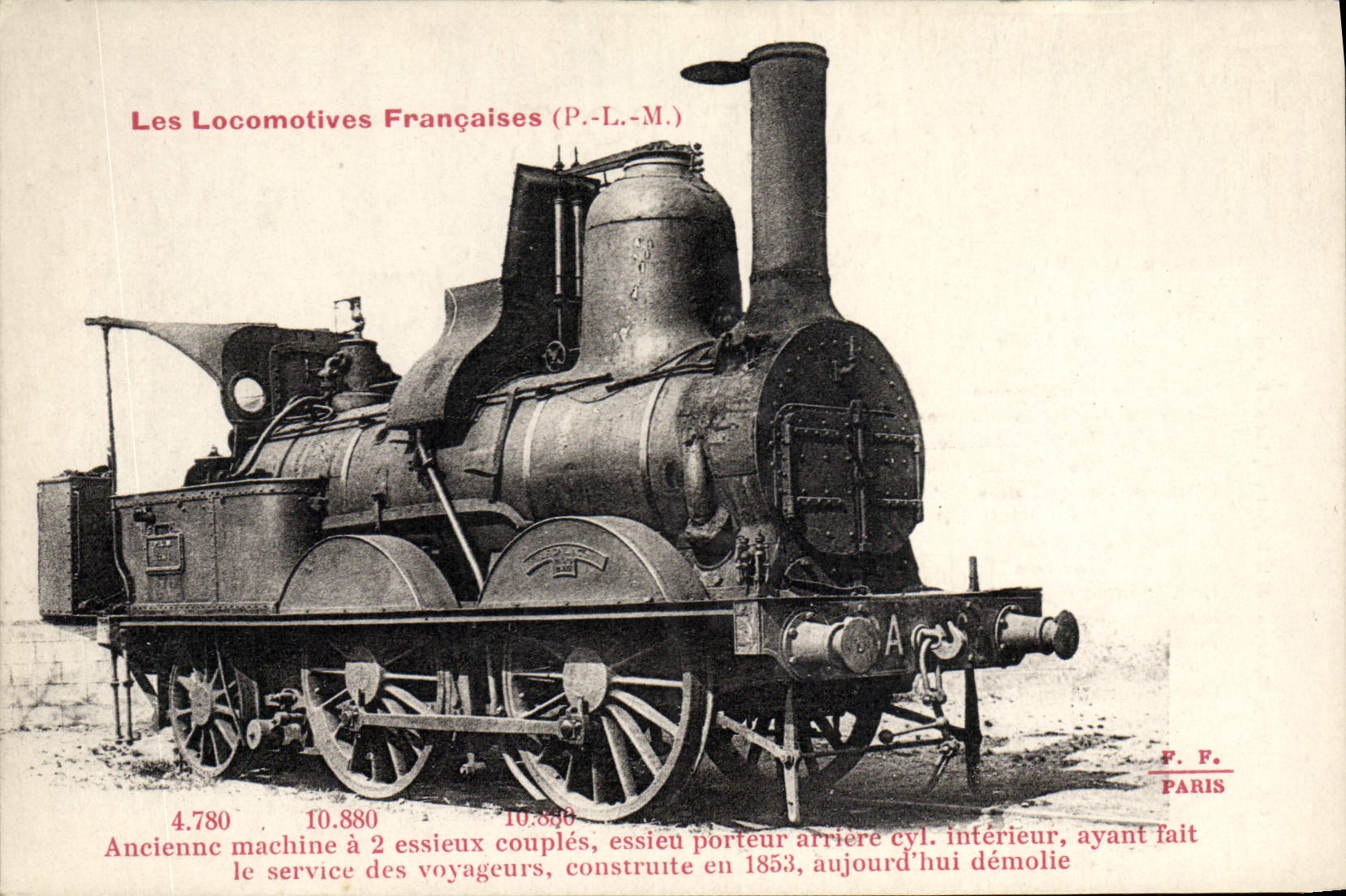 CPA Train Locomotive 