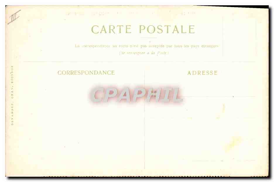 Lac Victoria Nyasa — Compagnie des Messageries Maritimes — éditeur Gravéz, Gravu — Verso