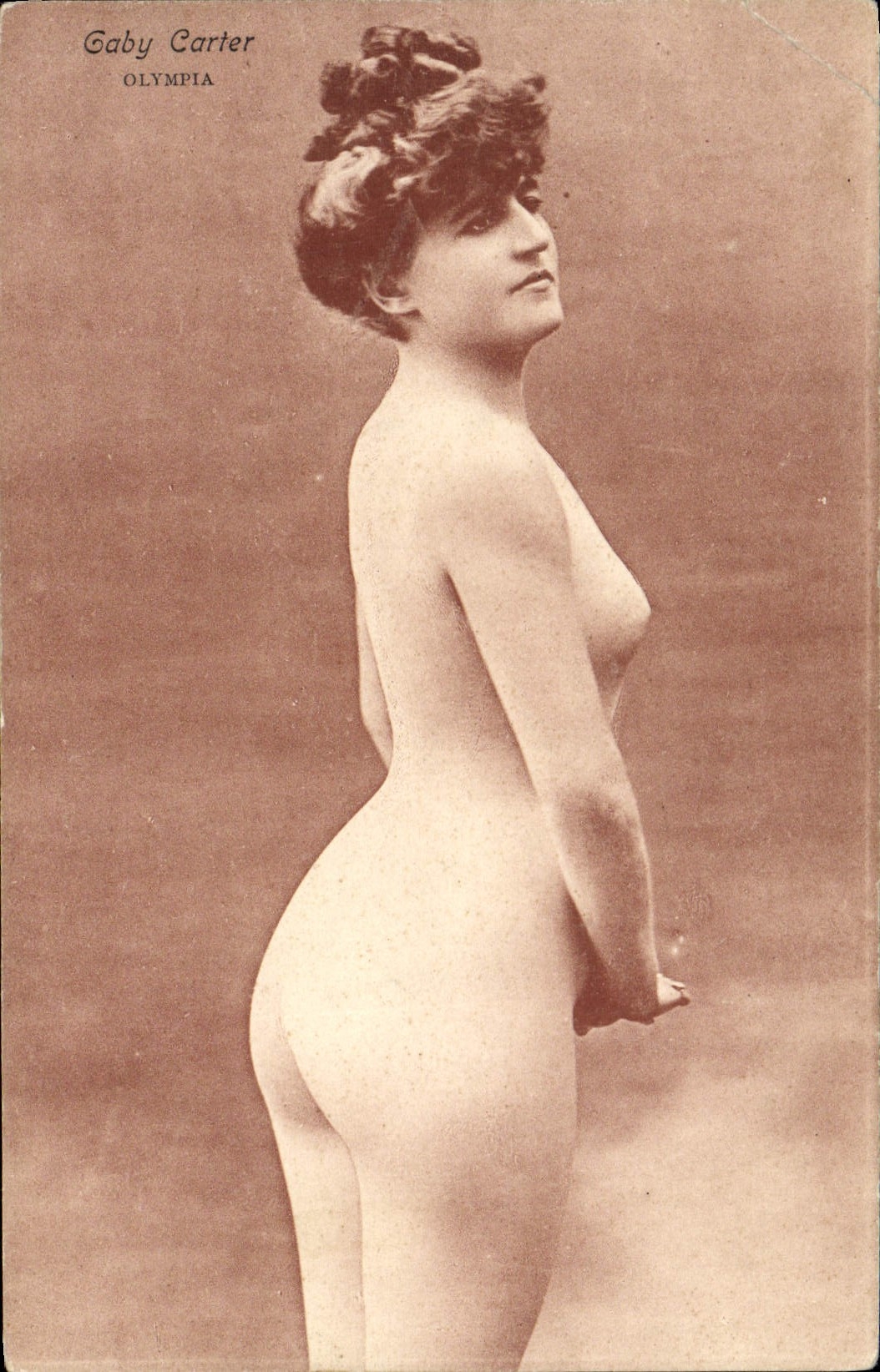 Gaby Carter — Olympia — Tarjeta postal n° 1037