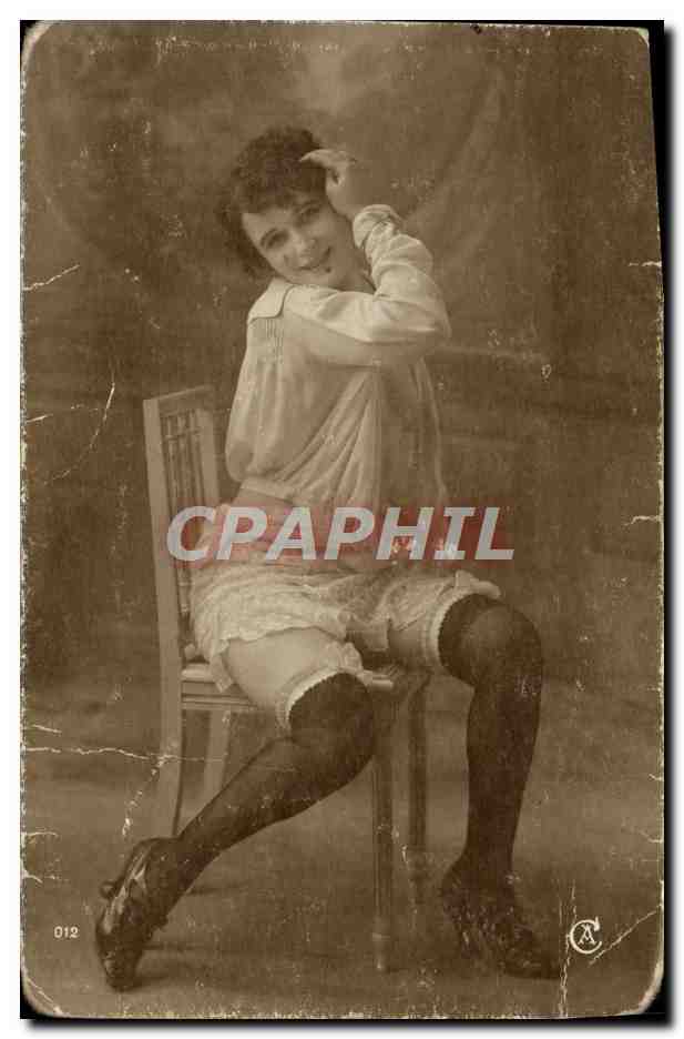 CPA Nu erotique Femme 