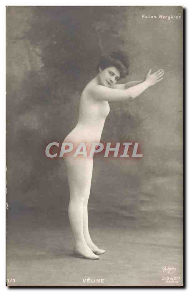 Véline — nackte Tänzerin — Folies Bergères, J. D. & Cie, Paris