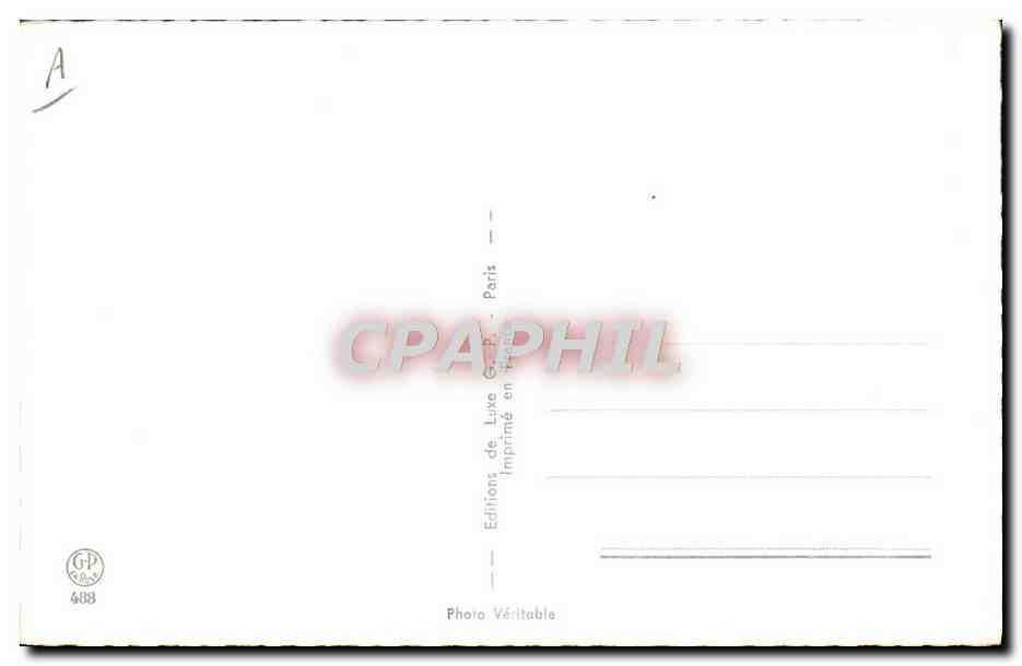 Mujer desnuda sentada — estudio — Éditions de Luxe, París, n° 408 — Reverso