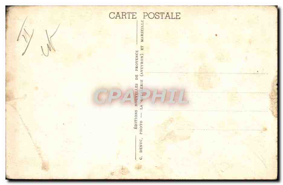 CPA Militaria Camp de Carpiagne Perspective de l'entree du camp — Rückseite