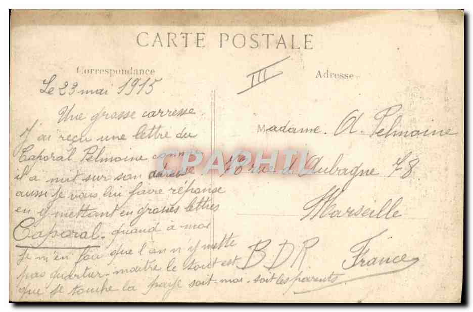 CPA Militaria Tank Dixmude Auto mitrailleuse belge  — Rückseite