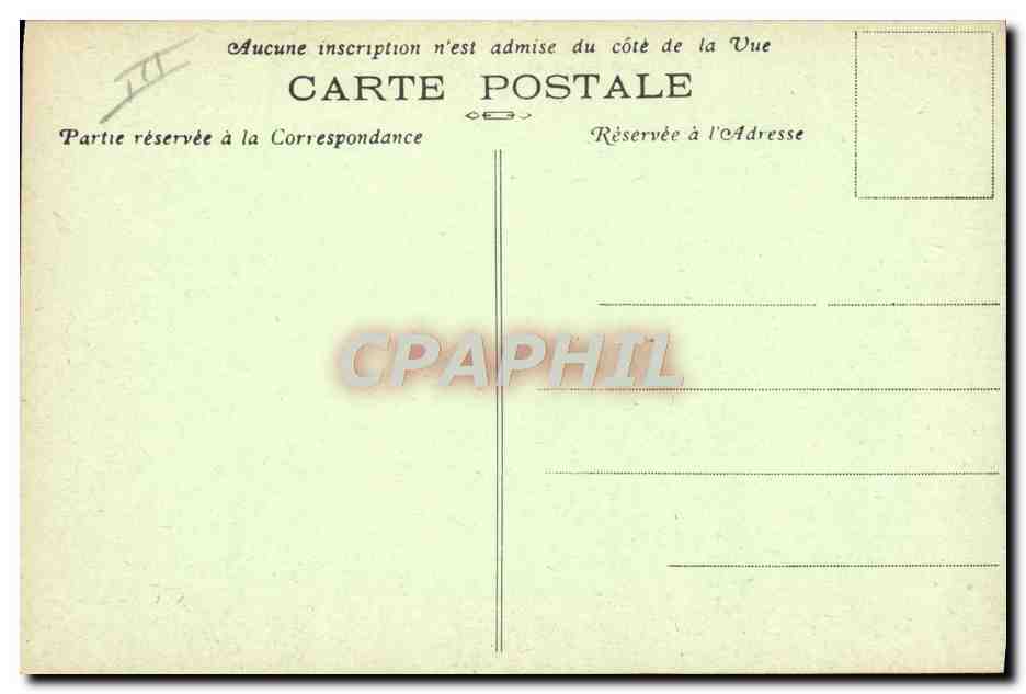 CPA Militaria Tank Camp de Mailly Chars d'assaut — Rückseite