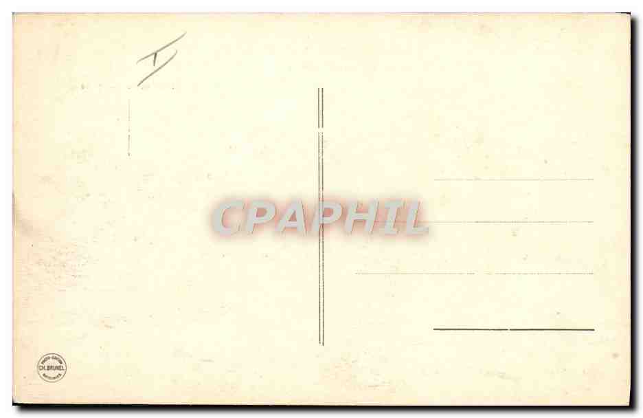 CPA Militaria Tank Reims Tank allemand arrete devant les tranchees par l'artillerie francaise — Rückseite