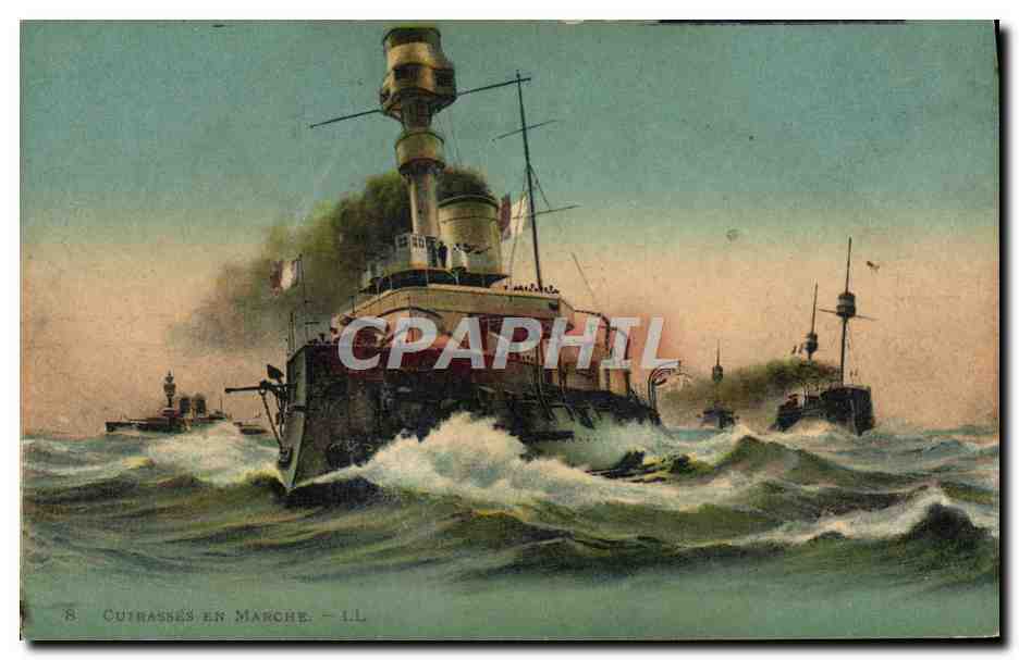 CPA Bateau Guerre 