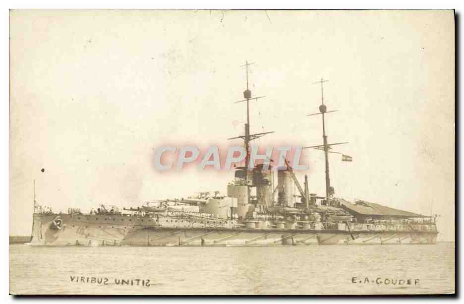 CPA Bateau Guerre Viribuz §Unitiz 