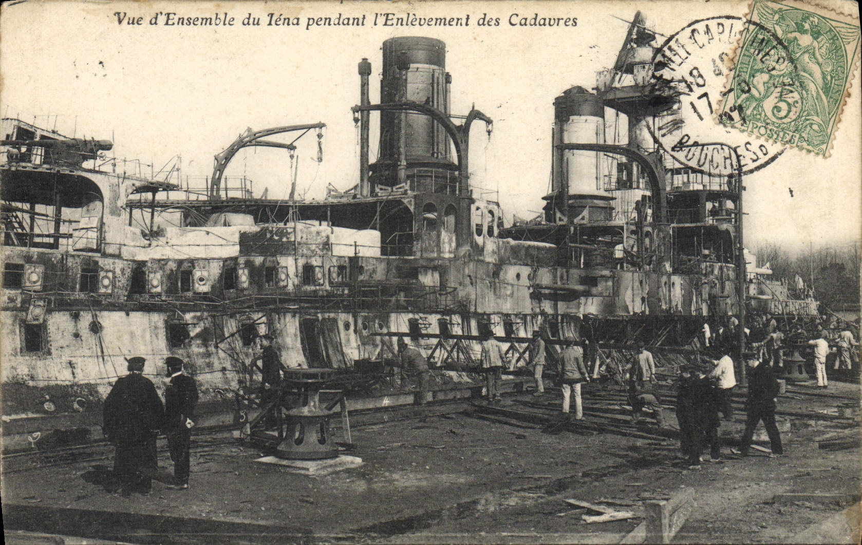 Iéna — Enlèvement des cadavres — Éditeur Fuso-Atelier, Baudouin Vincent, Marseille