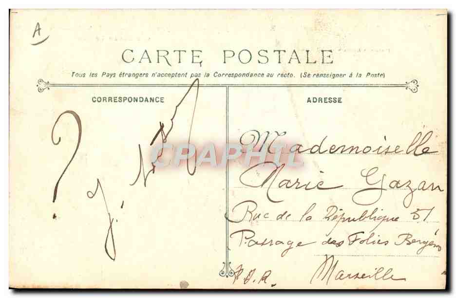 Vue Générale de Missiessy pendant l'Explosion du Cuirassé IÉNA — Arius Bar — Toulon. N° 221 — Reverso