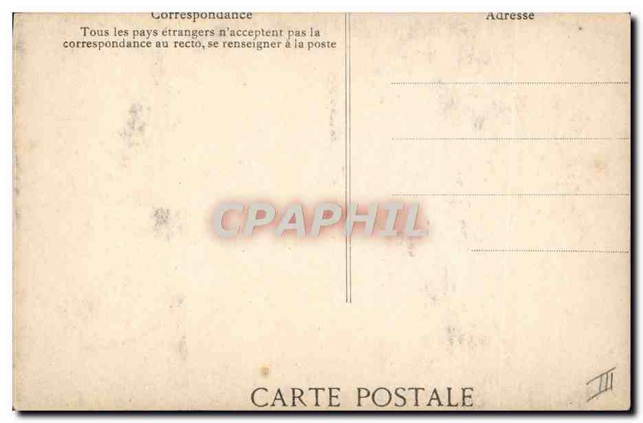 CPA Le theatre Saint-Denis Salle des fetes Zeppelin Dirigeable — Rückseite
