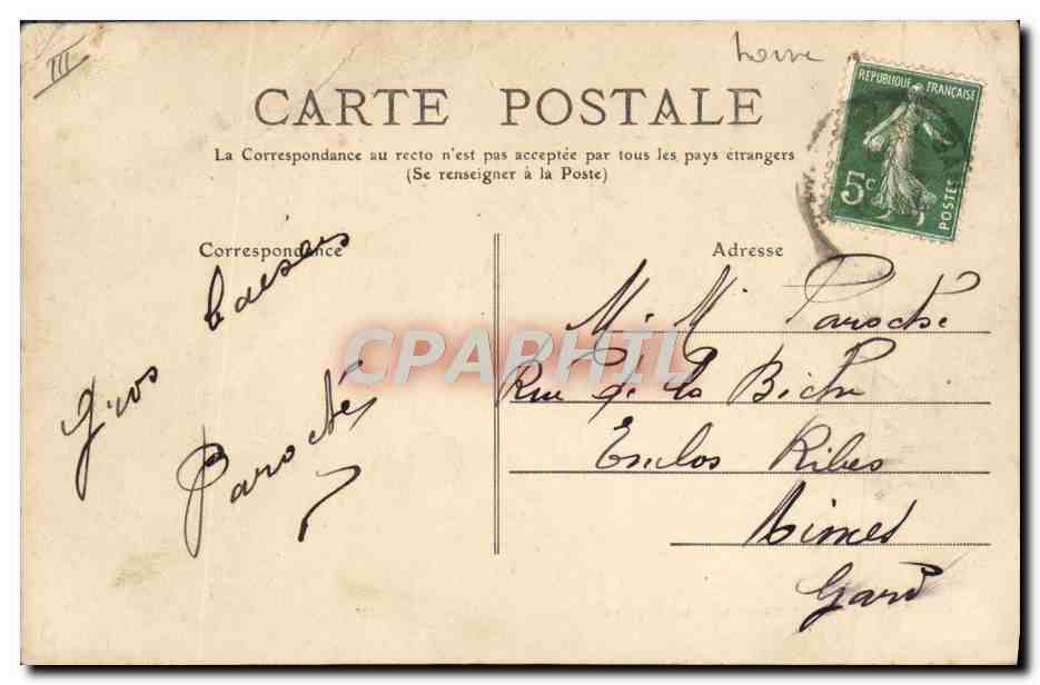 CPA Le theatre Saint-Etienne — Verso