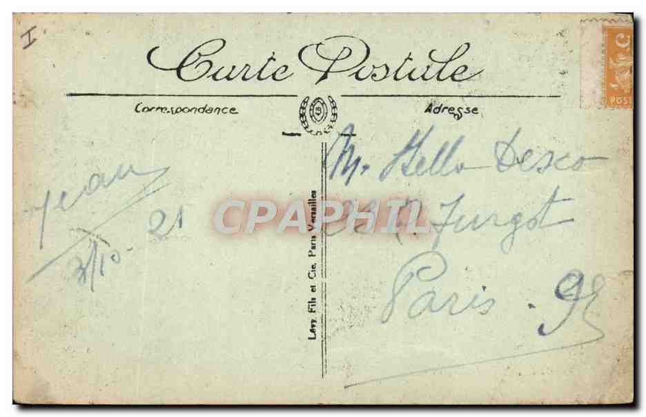CPA Le theatre Saint-Brieuc — Verso