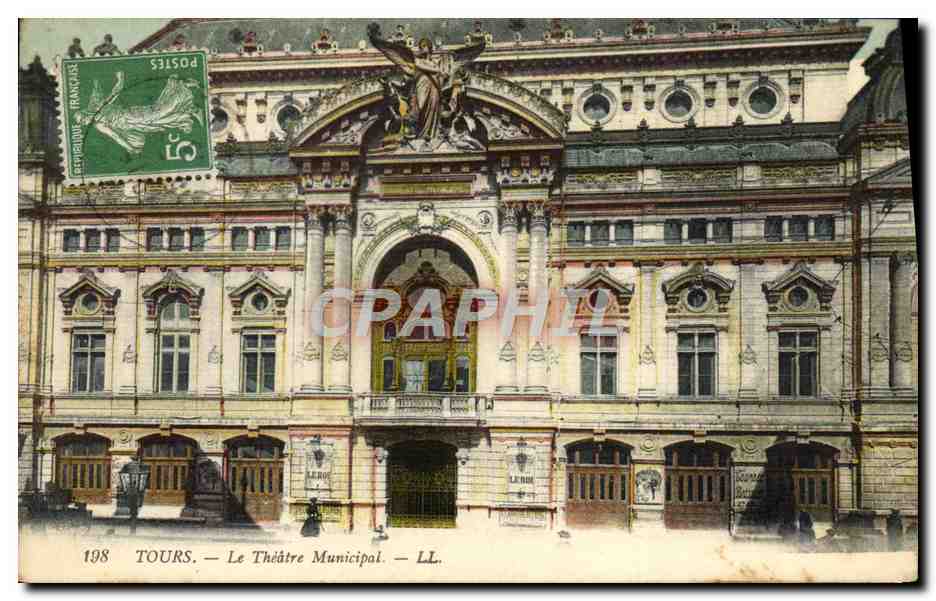 CPA Le theatre municipal Tours