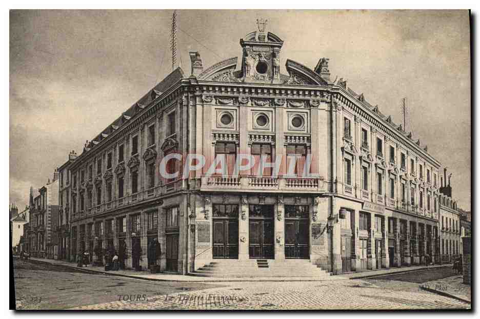 CPA Le theatre francais Tours