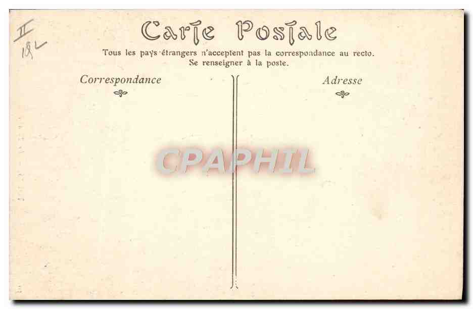 CPA Le theatre Tours — Verso