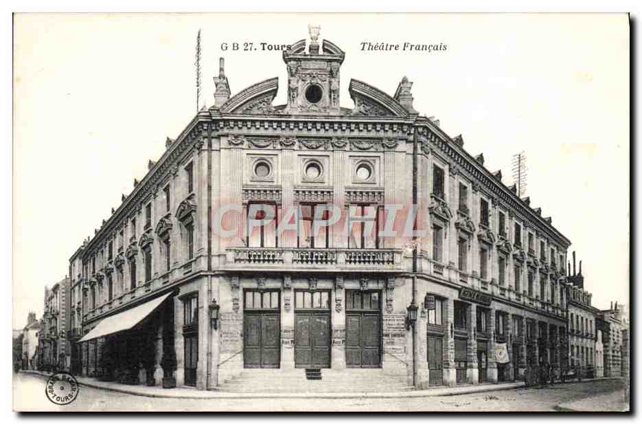 CPA Le theatre francais Tours