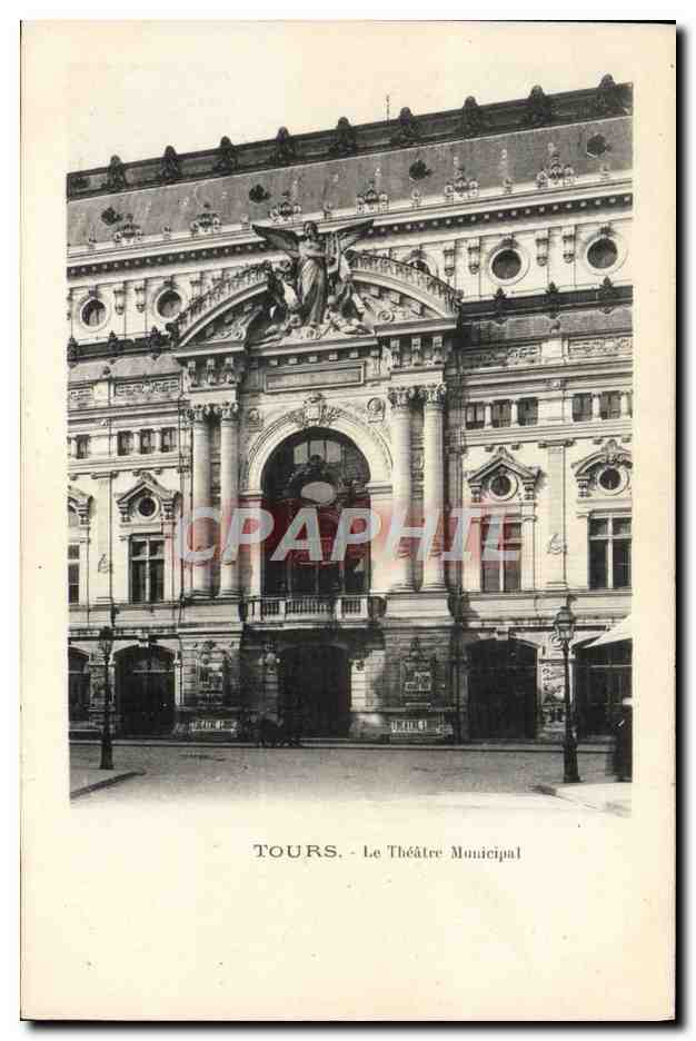 CPA Le theatre municipal Tours