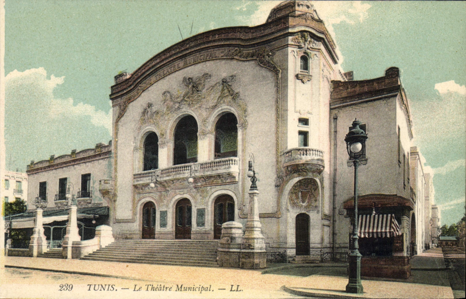 CPA Le theatre municipal Tunis