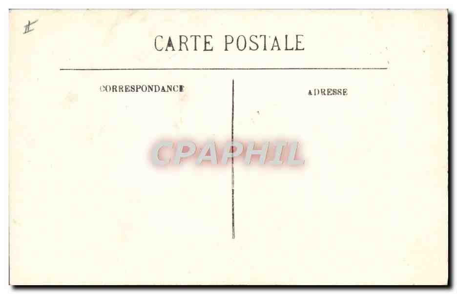 CPA Le theatre municipal Tours — Verso