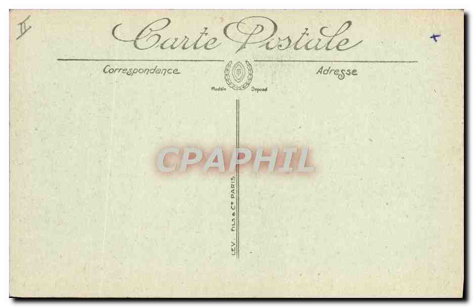 CPA Le theatre Tarascon — Verso