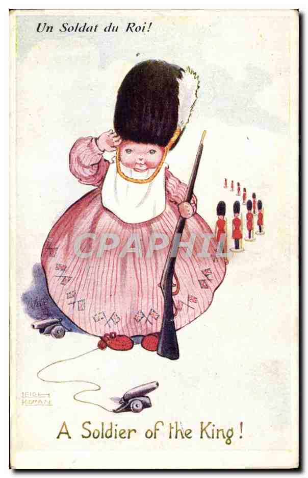 CPA Illustrateur Enfant Un soldat du roi !