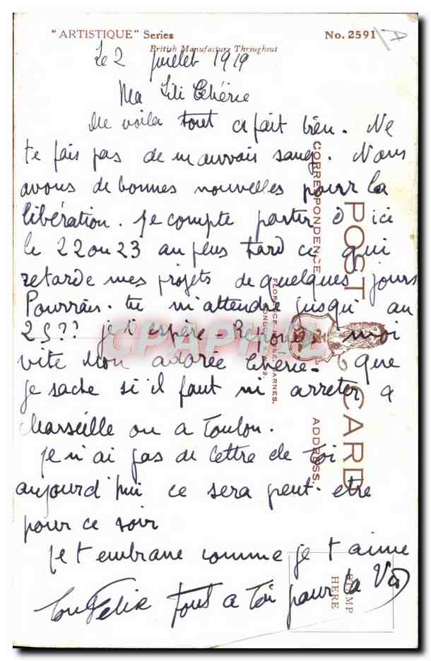 CPA Illustrateur Enfants — Rückseite