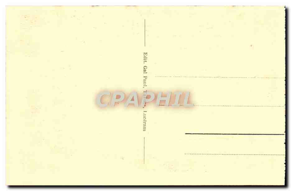 CPA Luceram Le Tresor de L'Eglise Ste Rosalie don des Barralis  — Rückseite
