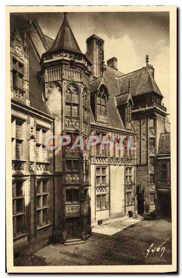 CPA Bourges Hotel de Jacques Coeur la cour 