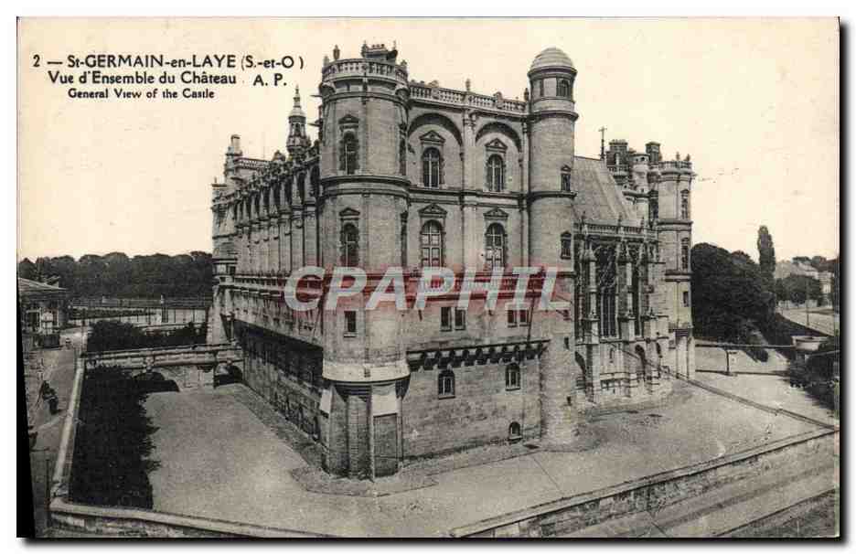 St-GERMAIN-en-LAYE (S.-et-O) — Vue d'Ensemble du Château — A. P.