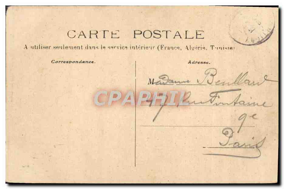 CPA Pontigny Chasse de Saint Edme Dans l'eglise  — Back