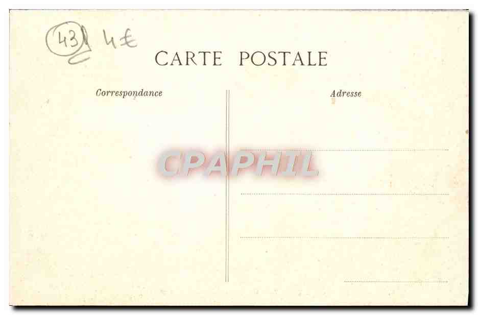 CPA Le Puy Cloitre de Notre Dame du Puy — Rückseite