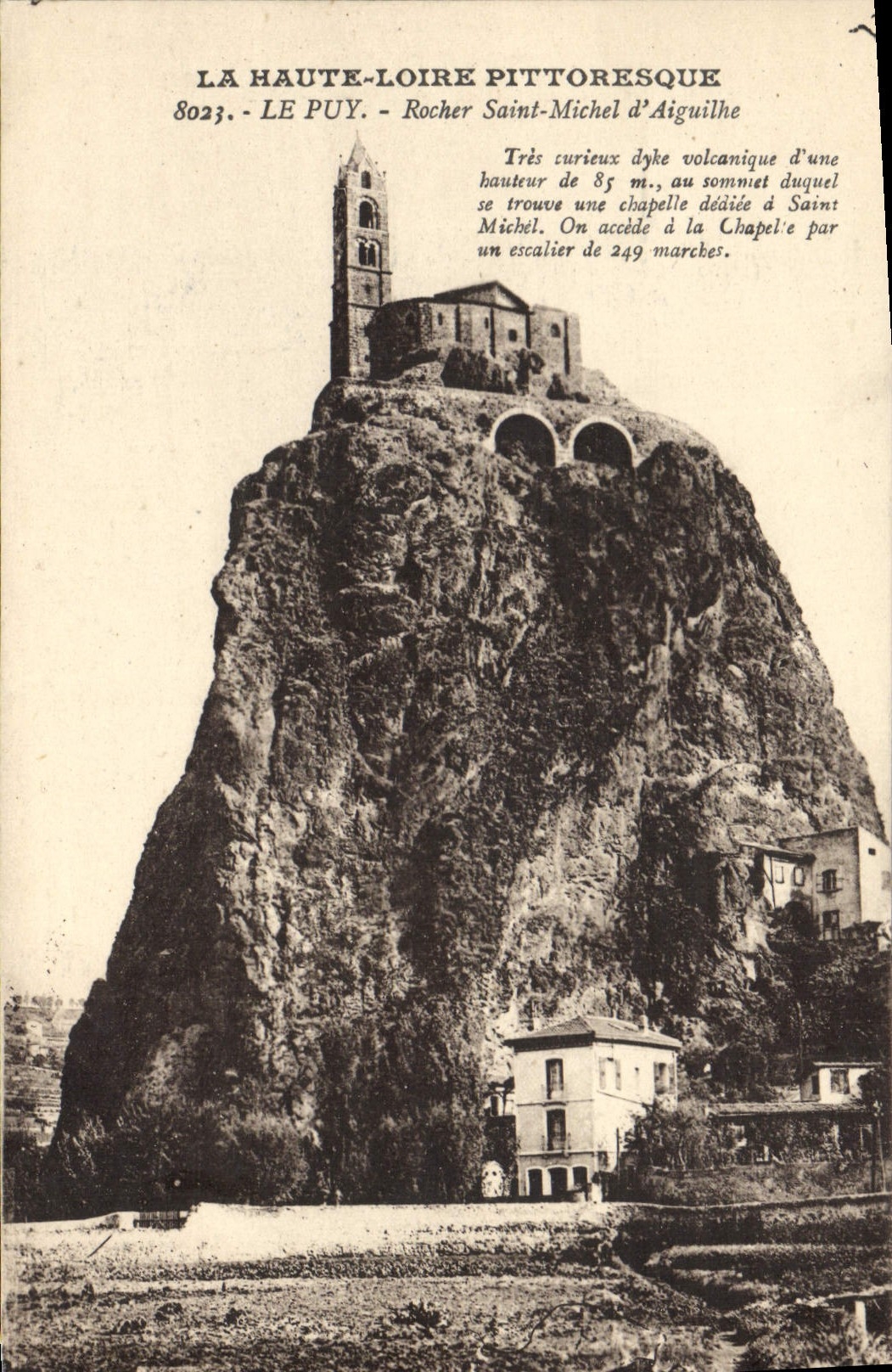 Le Puy - Rocher Saint-Michel d'Aiguilhe — éditeur St-Gérand (Allier) n°8023