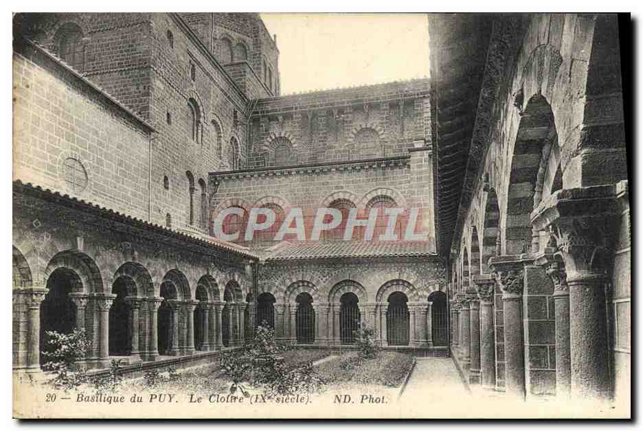 CPA Le Puy en Velay Basilique Le cloitre 