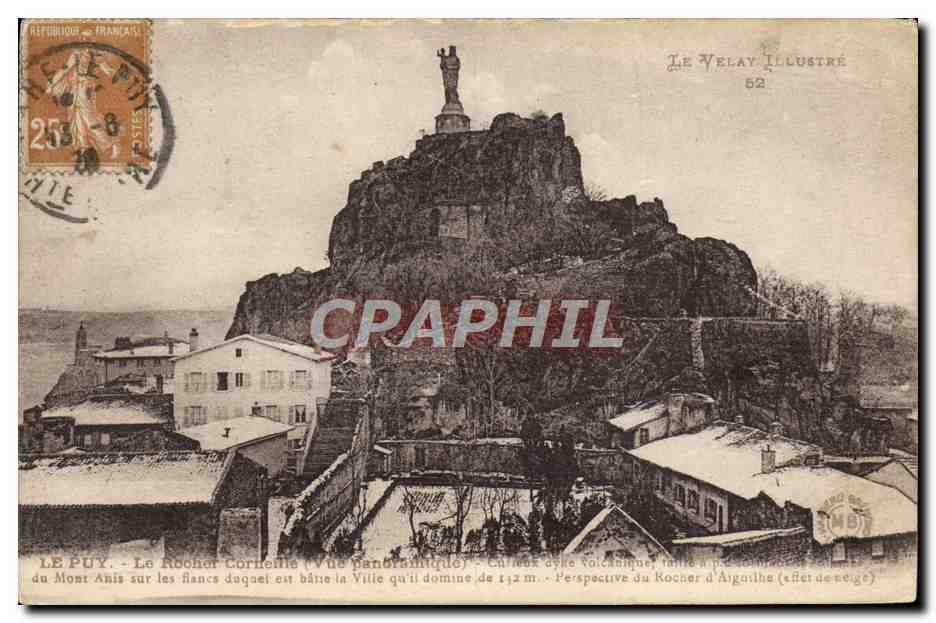 CPA Le Puy en Velay Rocher Corneille