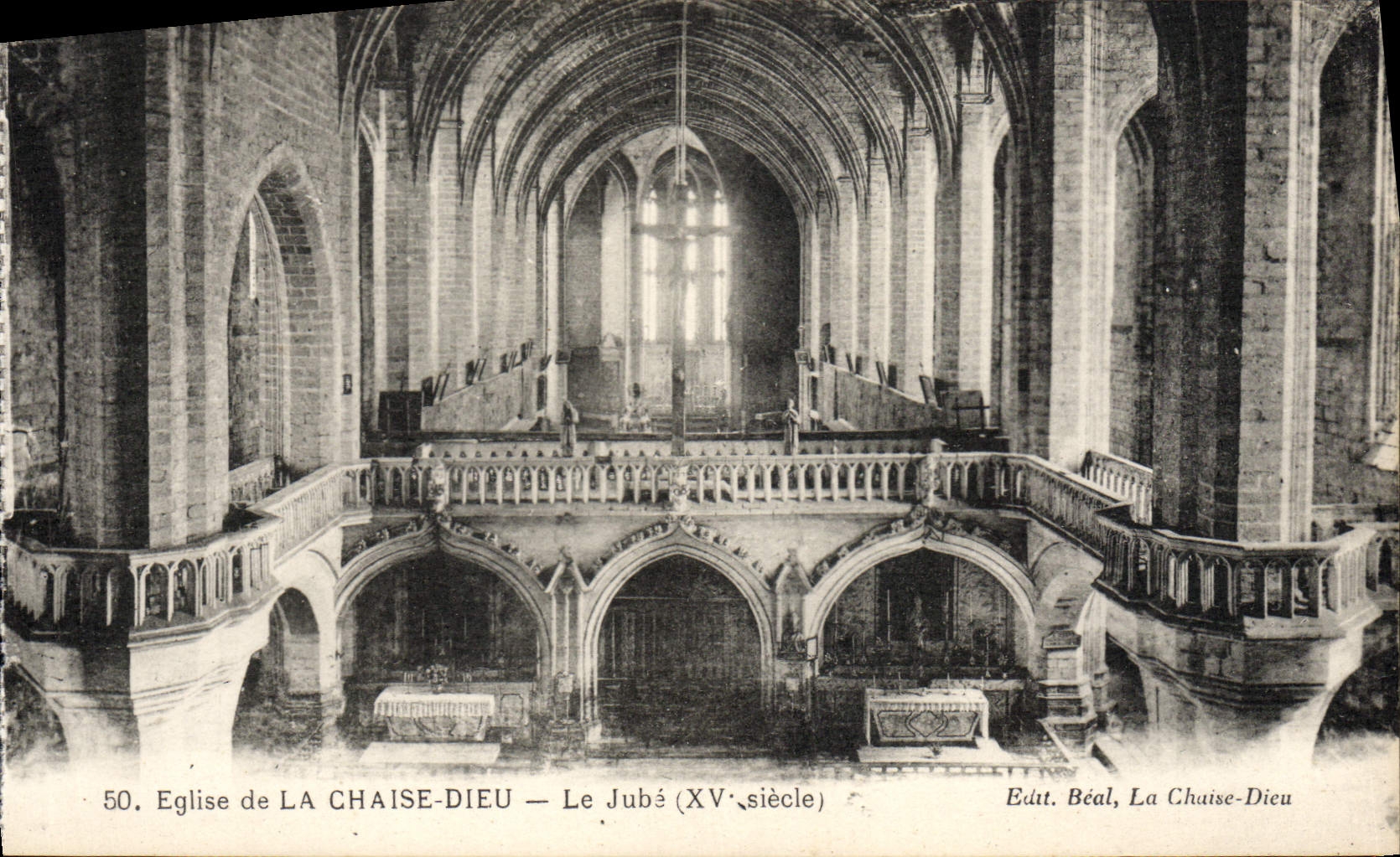CPA La Chaise Dieu Eglise Le jube 