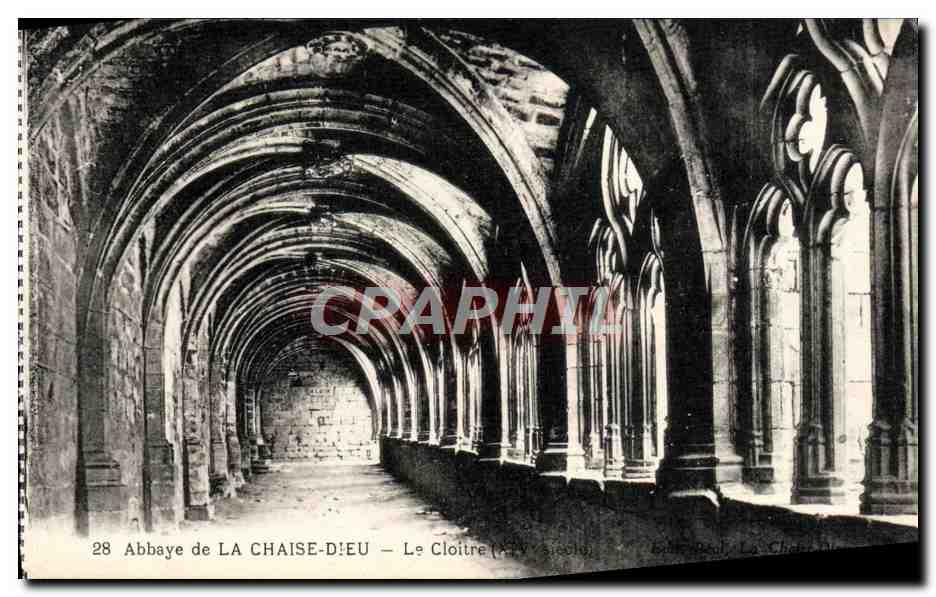CPA La Chaise Dieu Abbaye Le cloitre