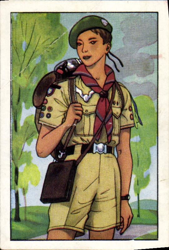 Image Chocolat Suchard Scout Scoutisme Jamboree Un raider