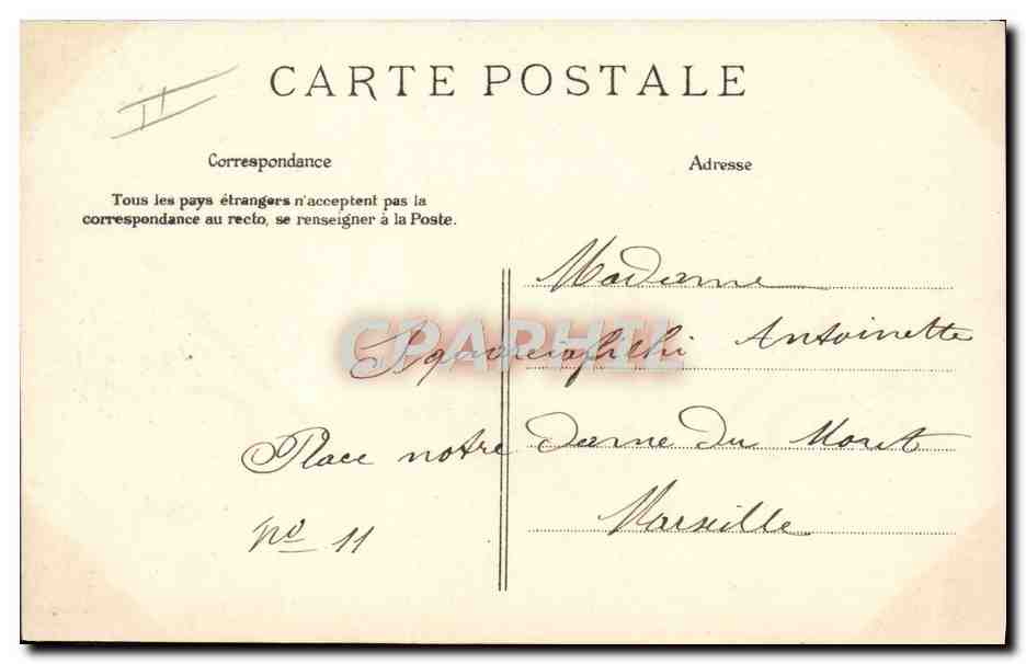 Récolte des Pommes de terre — 1 juin 1902 — éditeur non visible — Verso
