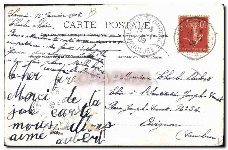 CPA Recolte des pommes de terre  — Rückseite