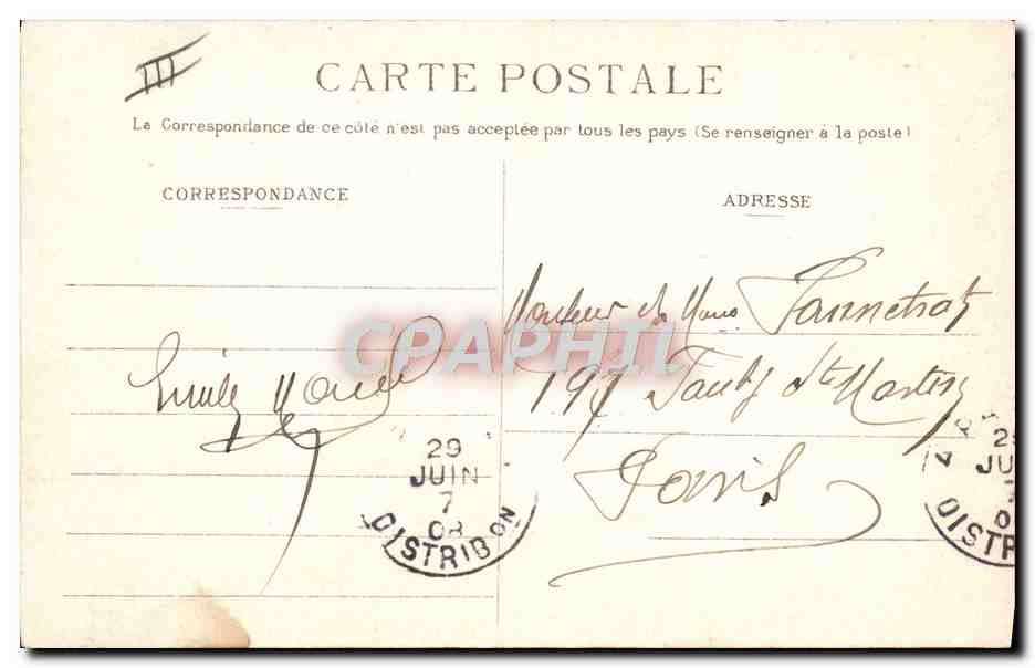 CPA Militaria Camp de Sissonne Epluchage des pommes de terre — Rückseite