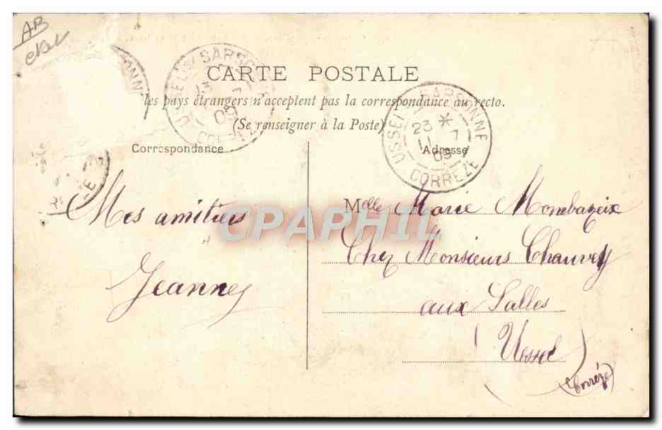 CPA Militaria Les pommes de terre — Rückseite