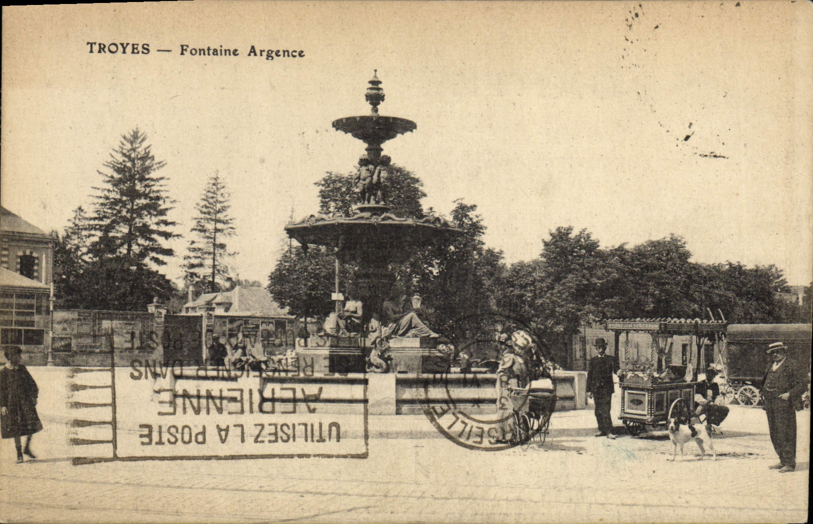 CPA Troyes Fontaine Argence Marchand dre creps 