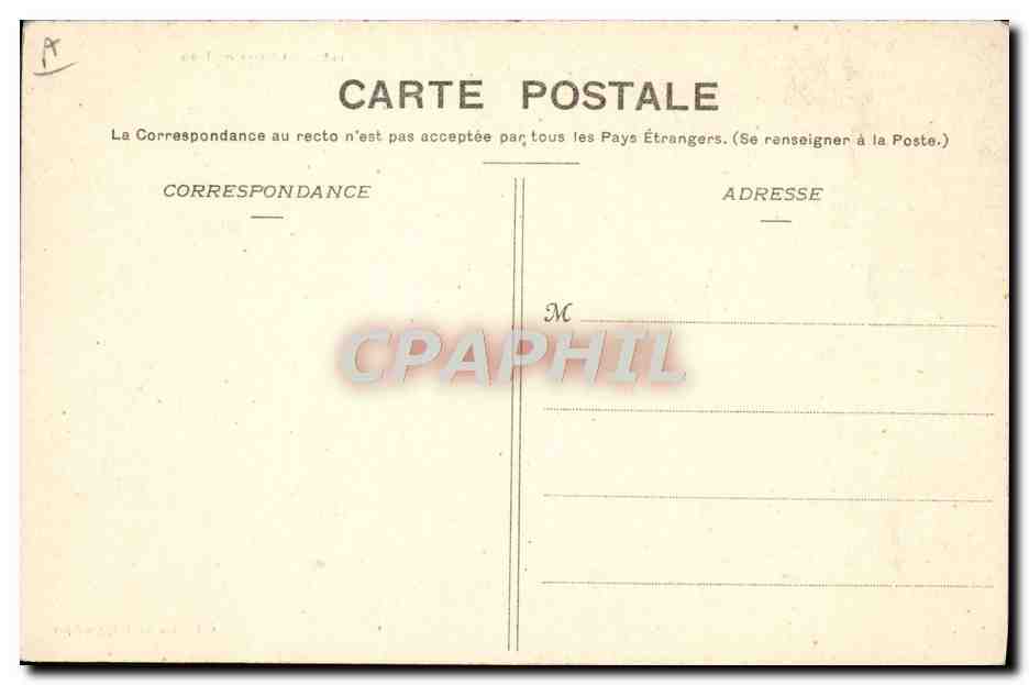 CPA Bretagne Chasse aux poux Folklore Enfants  — Verso