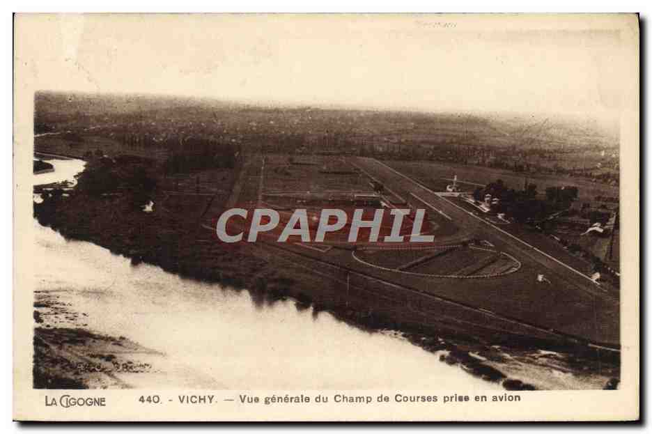 Vichy — Vue générale du Champ de Courses prise en avion — La Cigogne, n°440