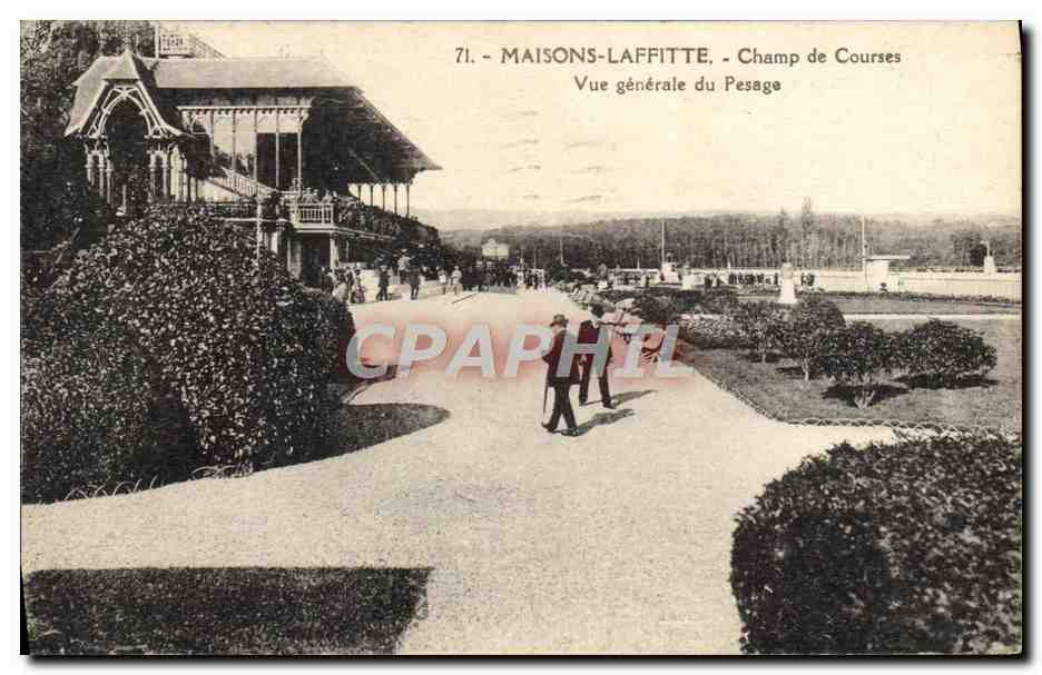 MAISONS-LAFFITTE - Champ de Courses - Vue générale du Pesage