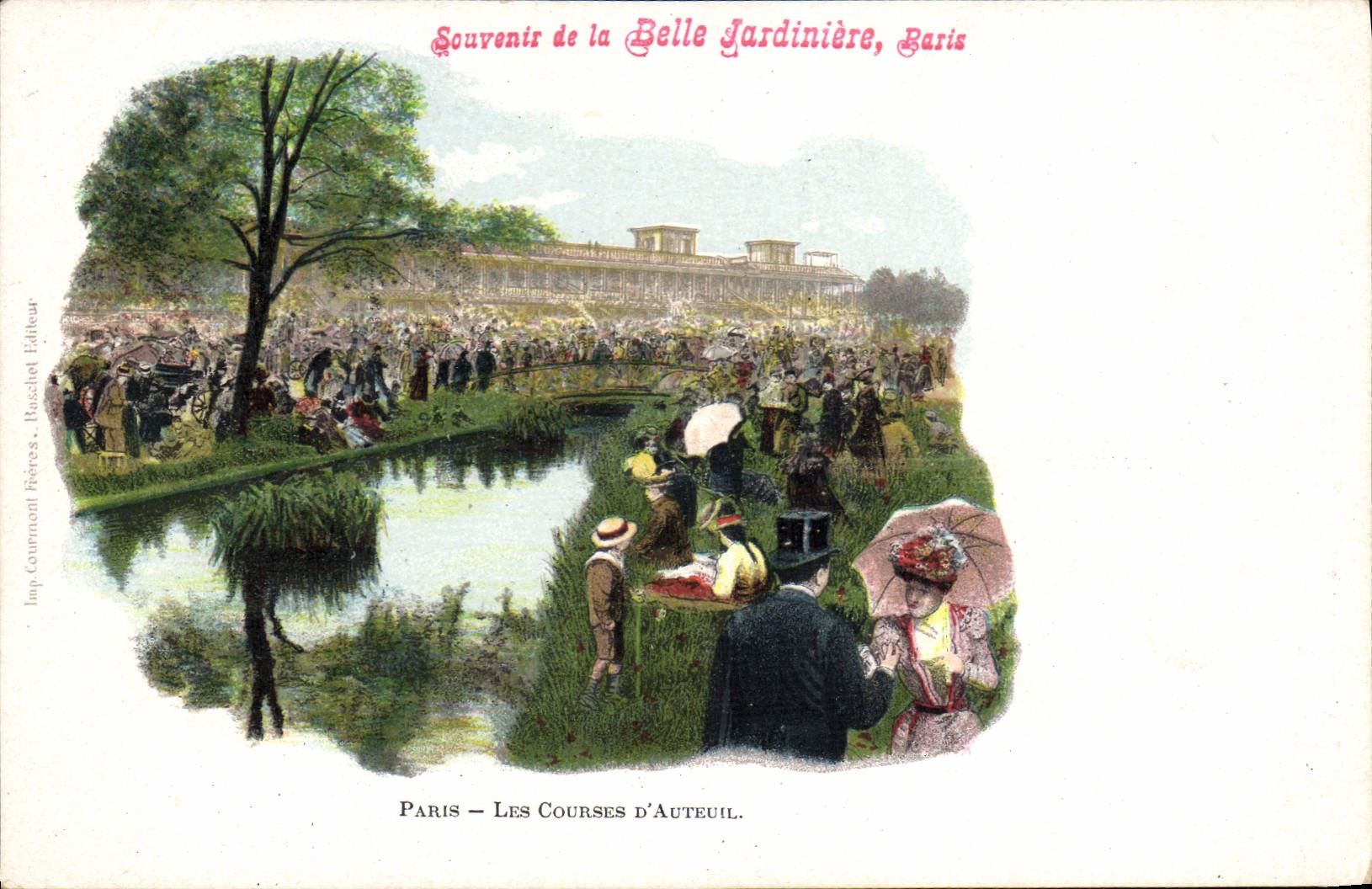 Paris — Les Courses d'Auteuil — Souvenir de la Belle Jardinière, Paris