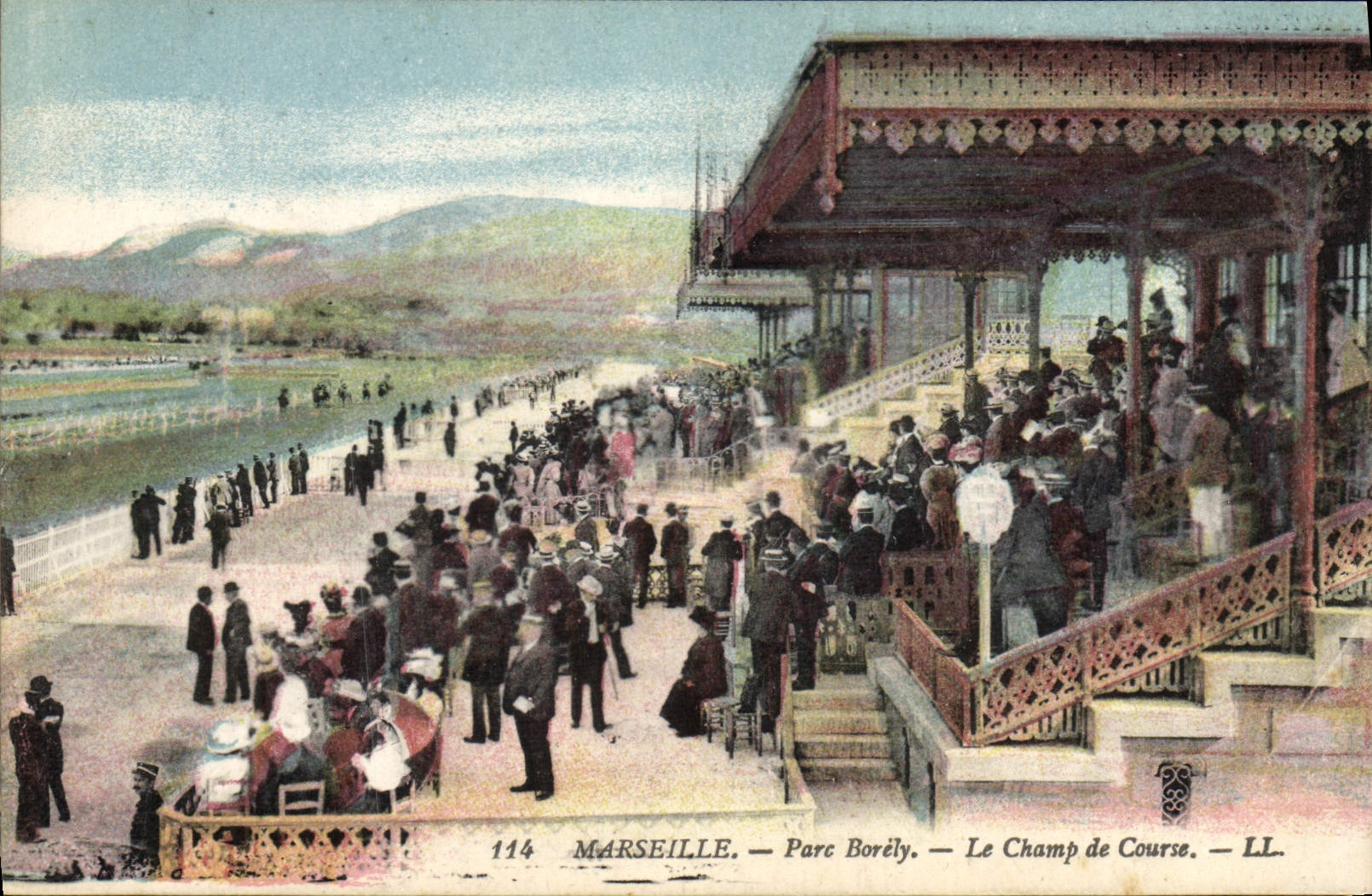 CPA Cheval Equitation Hippisme Marseille Parc Borely Le Champ de courses 